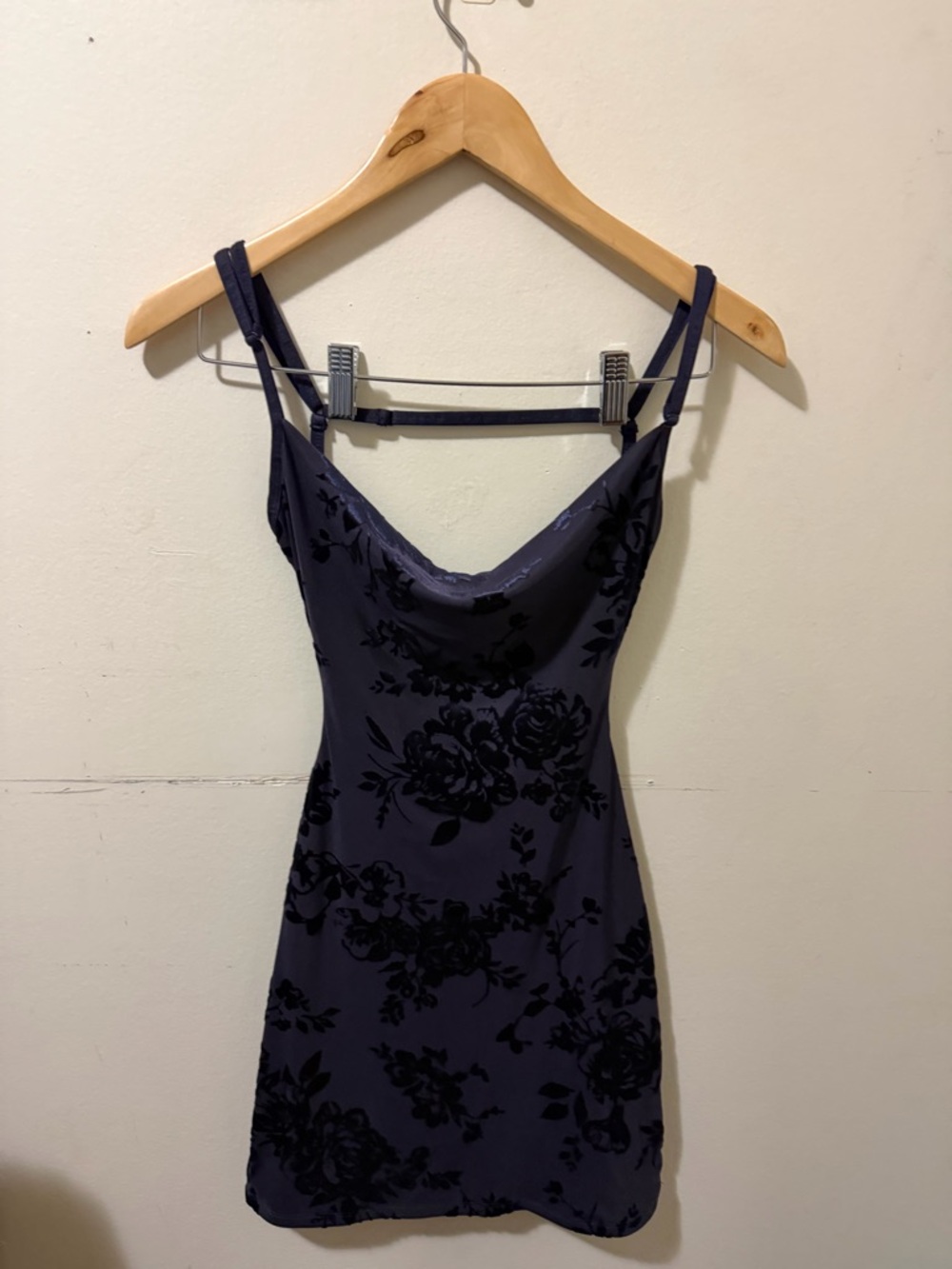 Garage Mini Bodycon Velvet Dress